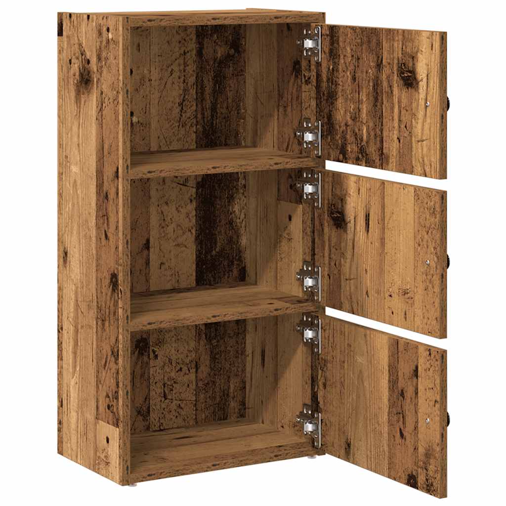 Bookcase Old Wood 40x24x77 cm Engineered Wood