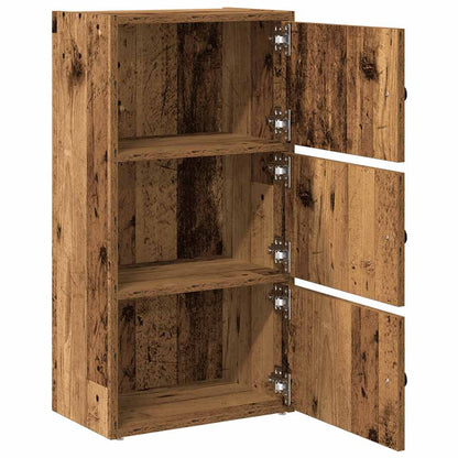 Bookcase Old Wood 40x24x77 cm Engineered Wood