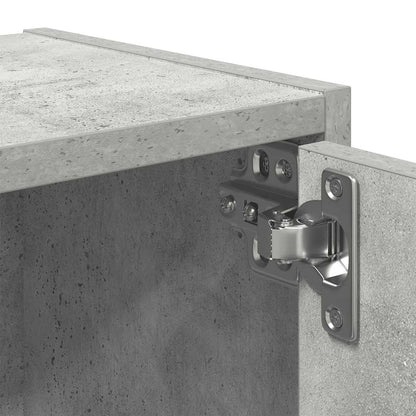Bookcase Concrete Grey 40x24x102 cm Engineered Wood