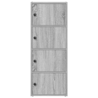 Bookcase Grey Sonoma 40x24x102 cm Engineered Wood