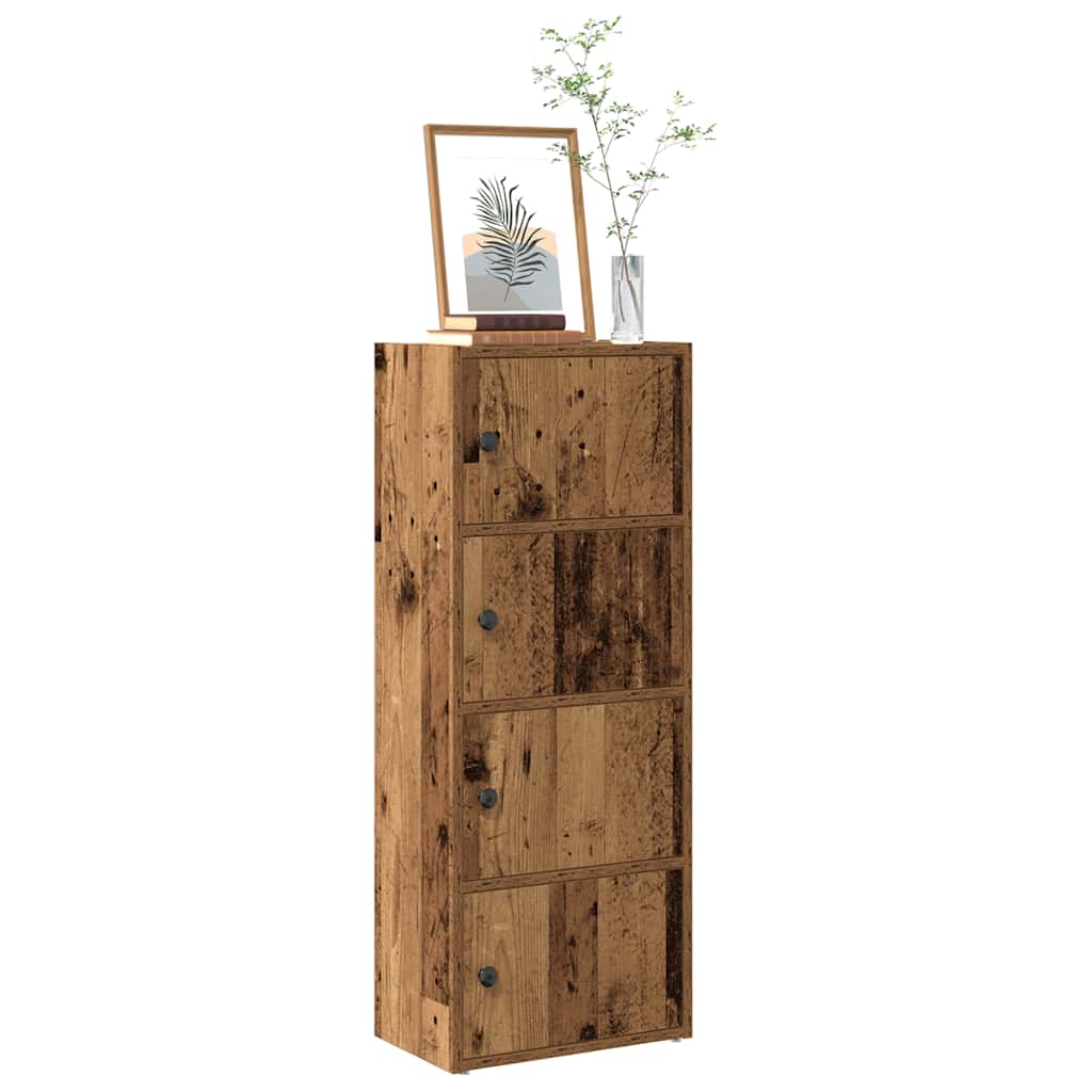 Bookcase Old Wood 40x24x102 cm Engineered Wood