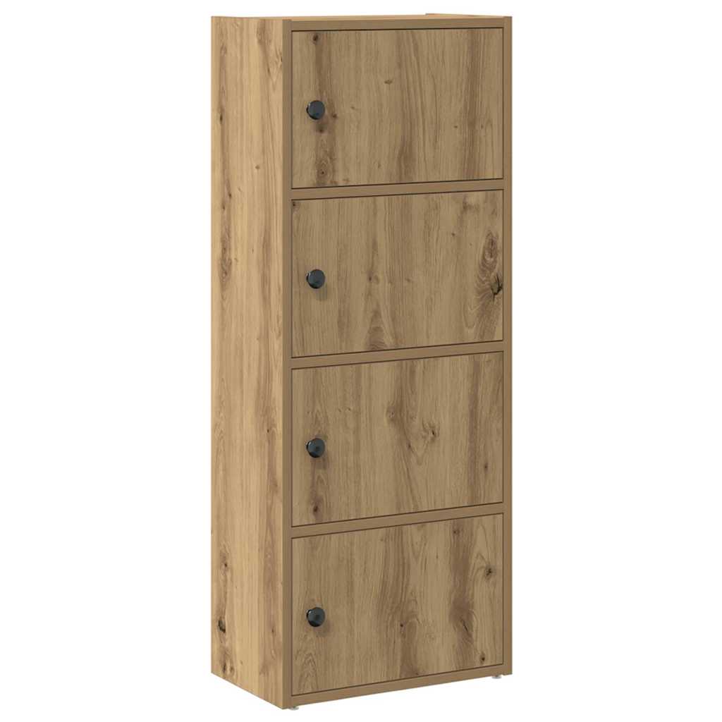 Bookcase Artisan Oak 40x24x102 cm Engineered Wood