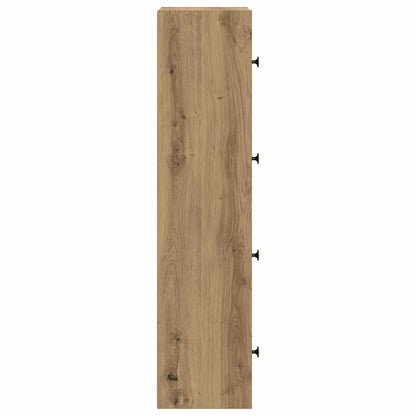 Bookcase Artisan Oak 40x24x102 cm Engineered Wood