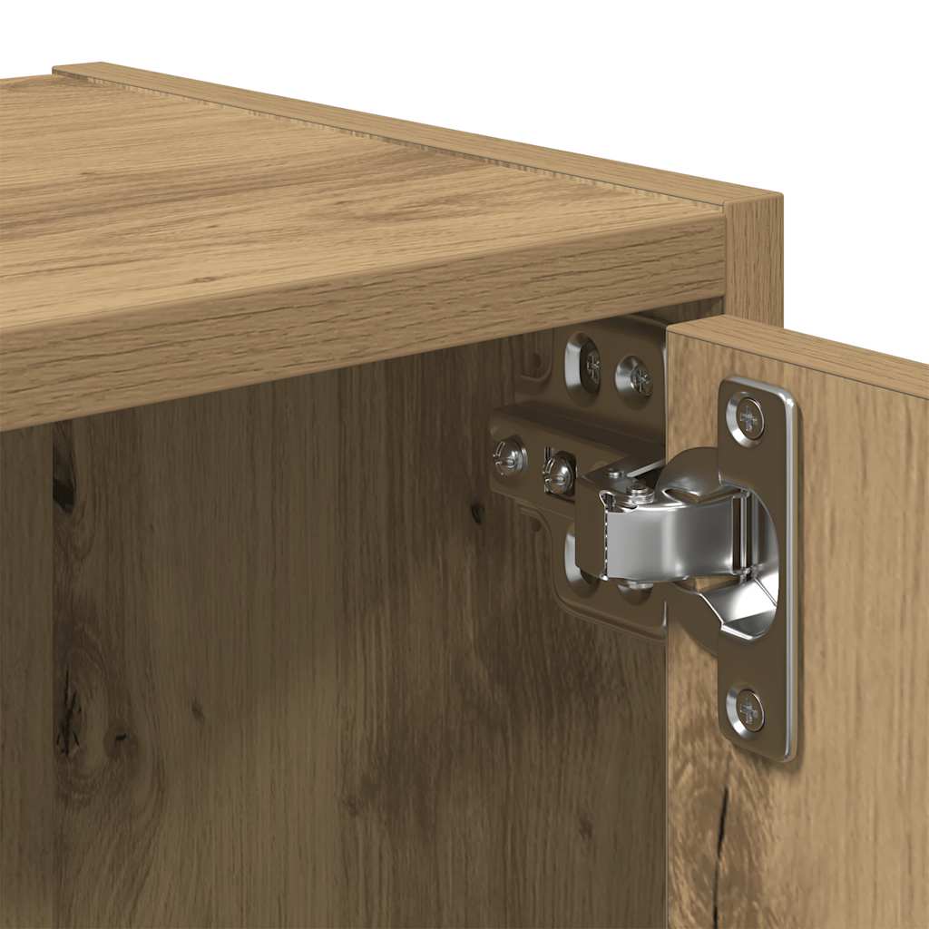 Bookcase Artisan Oak 40x24x102 cm Engineered Wood