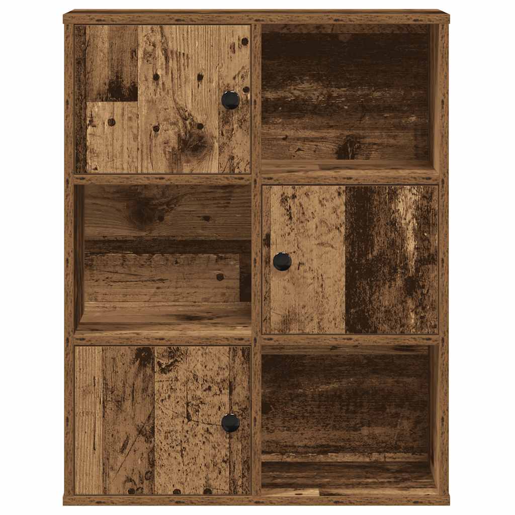 Bookcase Old Wood 60x24x76,5 cm Engineered Wood