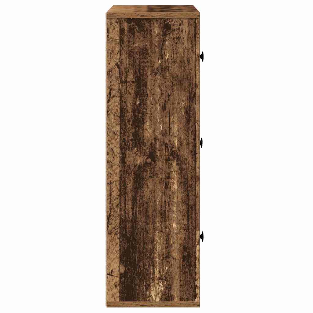 Bookcase Old Wood 60x24x76,5 cm Engineered Wood