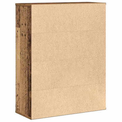 Bookcase Old Wood 60x24x76,5 cm Engineered Wood