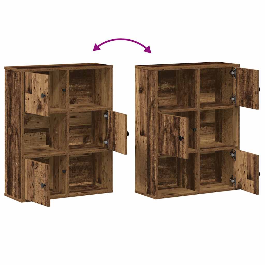 Bookcase Old Wood 60x24x76,5 cm Engineered Wood