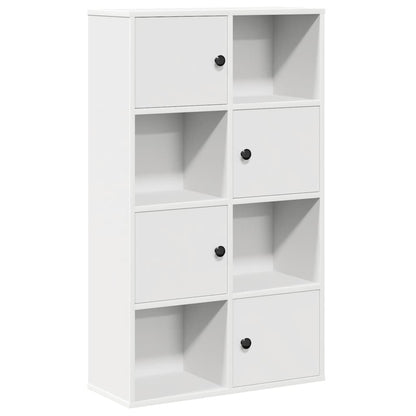 Bookcase White 60x24x101,5 cm Engineered Wood
