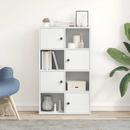Bookcase White 60x24x101,5 cm Engineered Wood