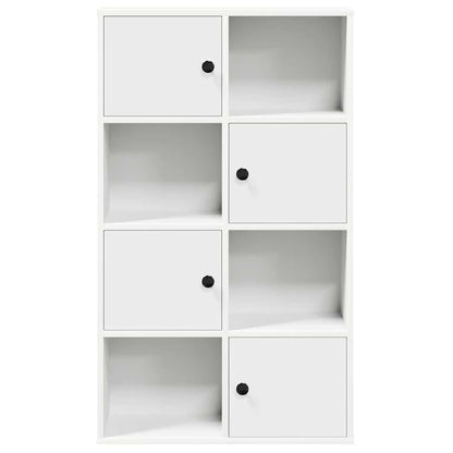 Bookcase White 60x24x101,5 cm Engineered Wood