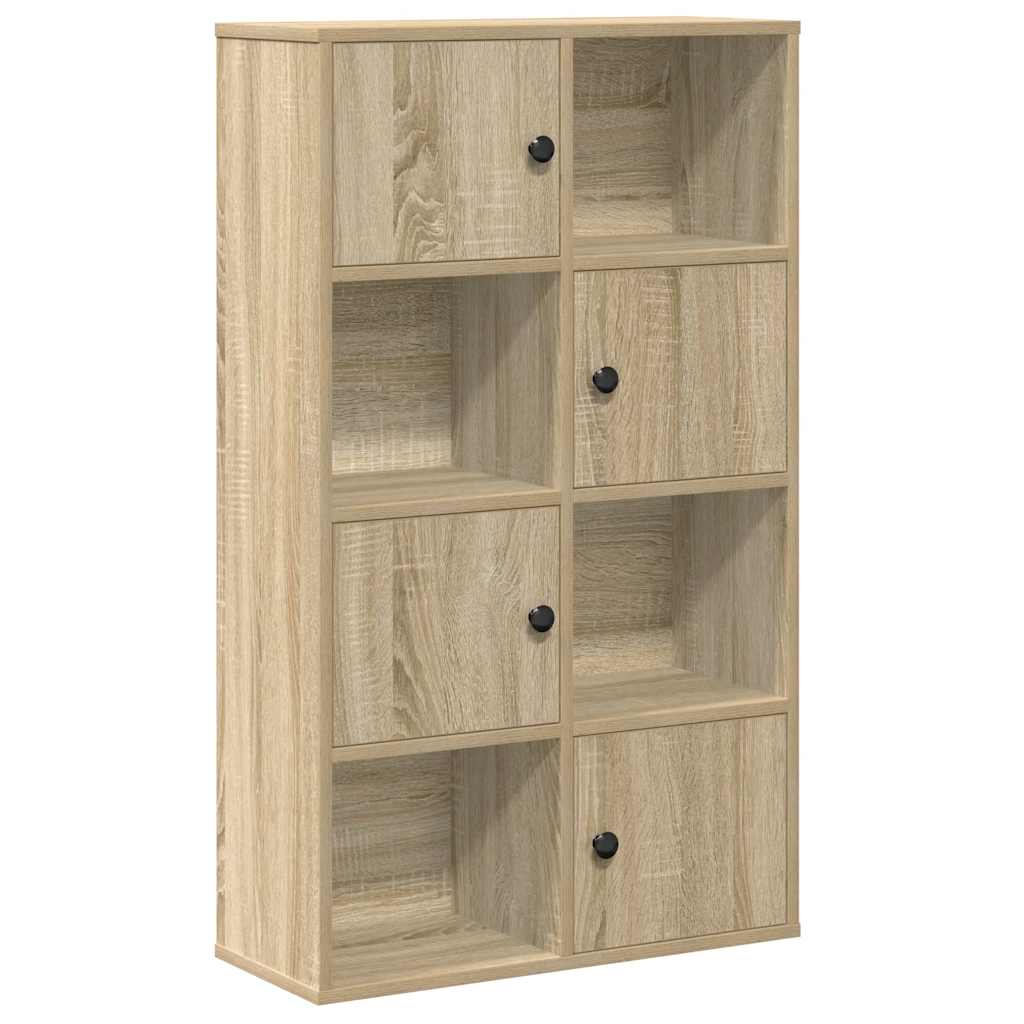 Bookcase Sonoma Oak 60x24x101,5 cm Engineered Wood