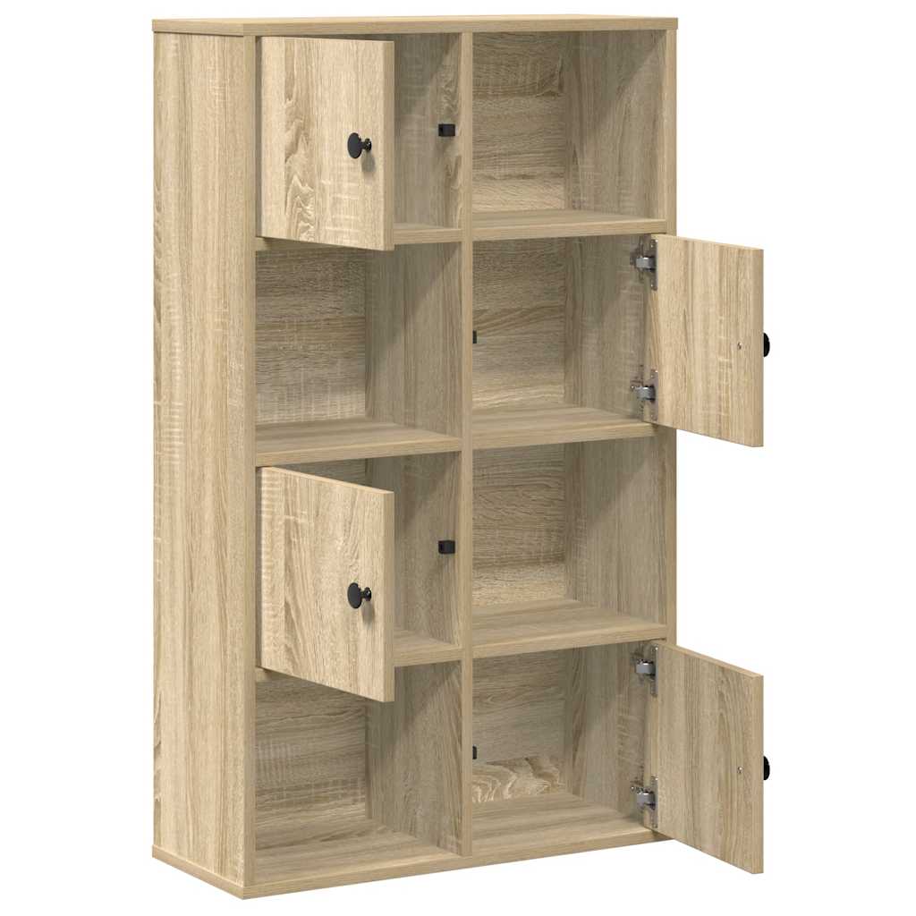 Bookcase Sonoma Oak 60x24x101,5 cm Engineered Wood