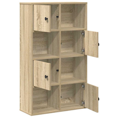 Bookcase Sonoma Oak 60x24x101,5 cm Engineered Wood