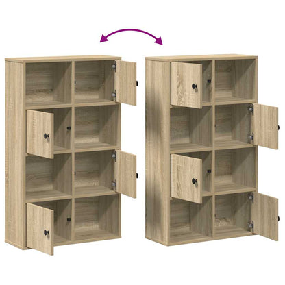 Bookcase Sonoma Oak 60x24x101,5 cm Engineered Wood