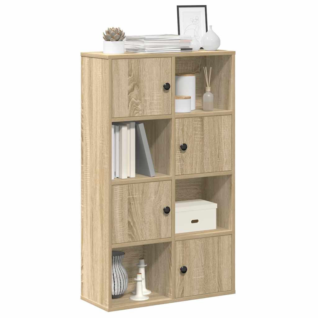 Bookcase Sonoma Oak 60x24x101,5 cm Engineered Wood