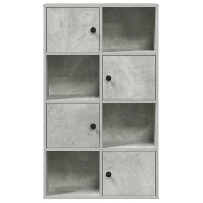 Bookcase Concrete Grey 60x24x101,5 cm Engineered Wood