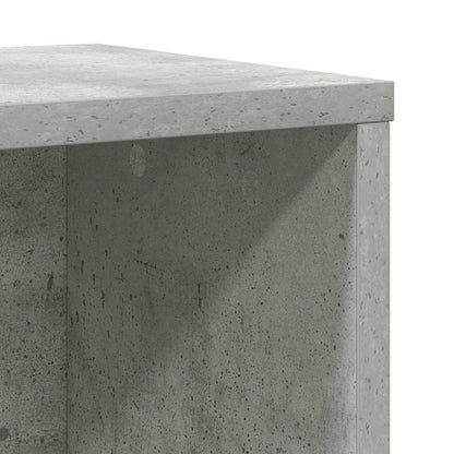 Bookcase Concrete Grey 60x24x101.5 cm Engineered Wood
