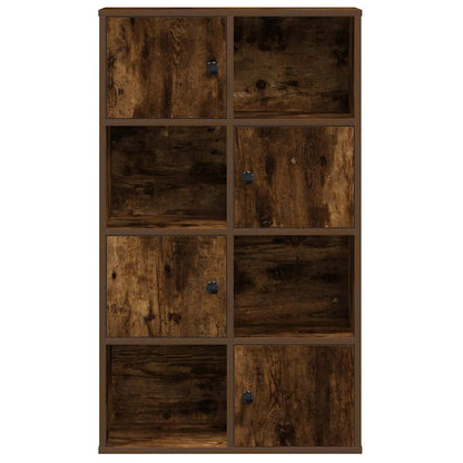 Bookcase Smoked Oak 60x24x101,5 cm Engineered Wood