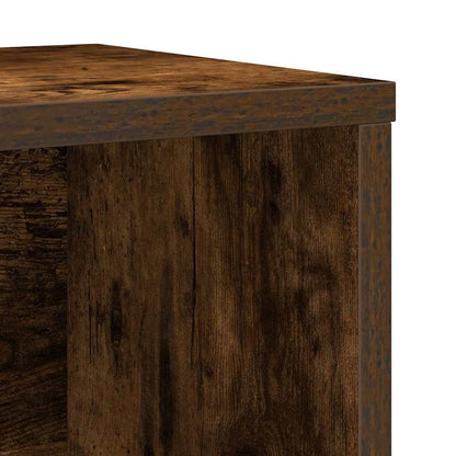 Bookcase Smoked Oak 60x24x101,5 cm Engineered Wood