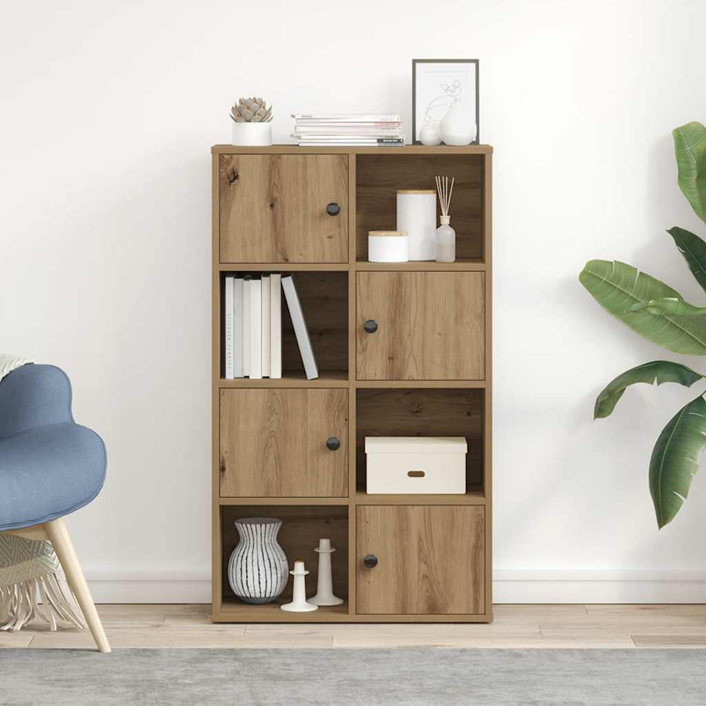 Bookcase Artisan Oak 60x24x101,5 cm Engineered Wood