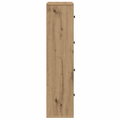 Bookcase Artisan Oak 60x24x101,5 cm Engineered Wood