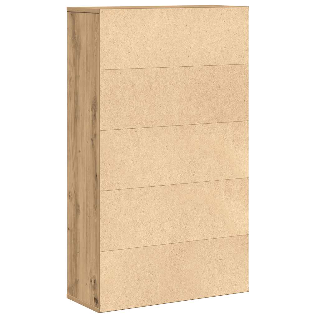 Bookcase Artisan Oak 60x24x101,5 cm Engineered Wood