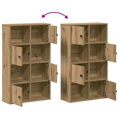 Bookcase Artisan Oak 60x24x101,5 cm Engineered Wood