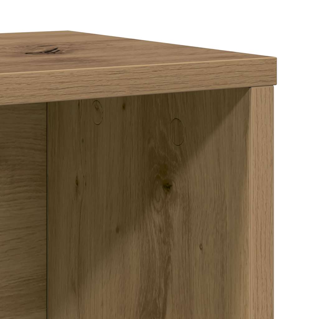 Bookcase Artisan Oak 60x24x101,5 cm Engineered Wood