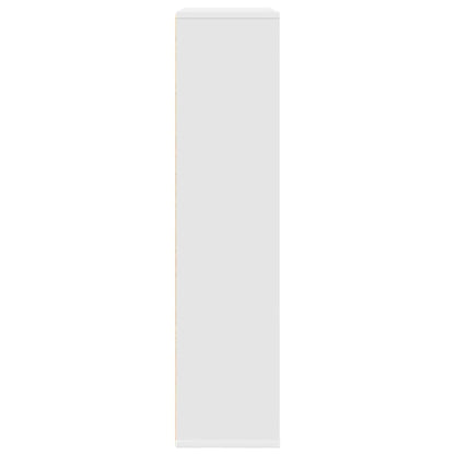 Bookcase White 89x24x101,5 cm Engineered Wood