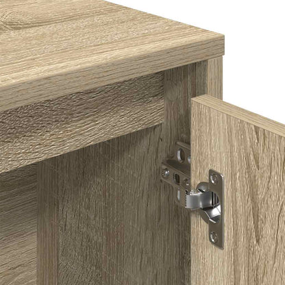 Bookcase Sonoma Oak 89x24x101,5 cm Engineered Wood