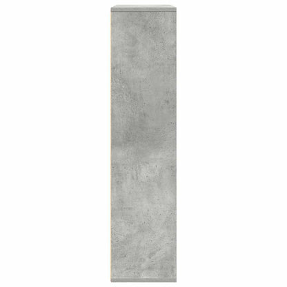 Bookcase Concrete Grey 89x24x101,5 cm Engineered Wood