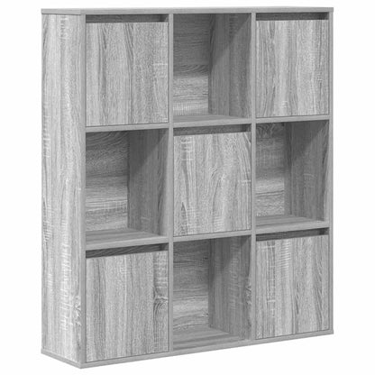 Bookcase Grey Sonoma 89x24x101,5 cm Engineered Wood