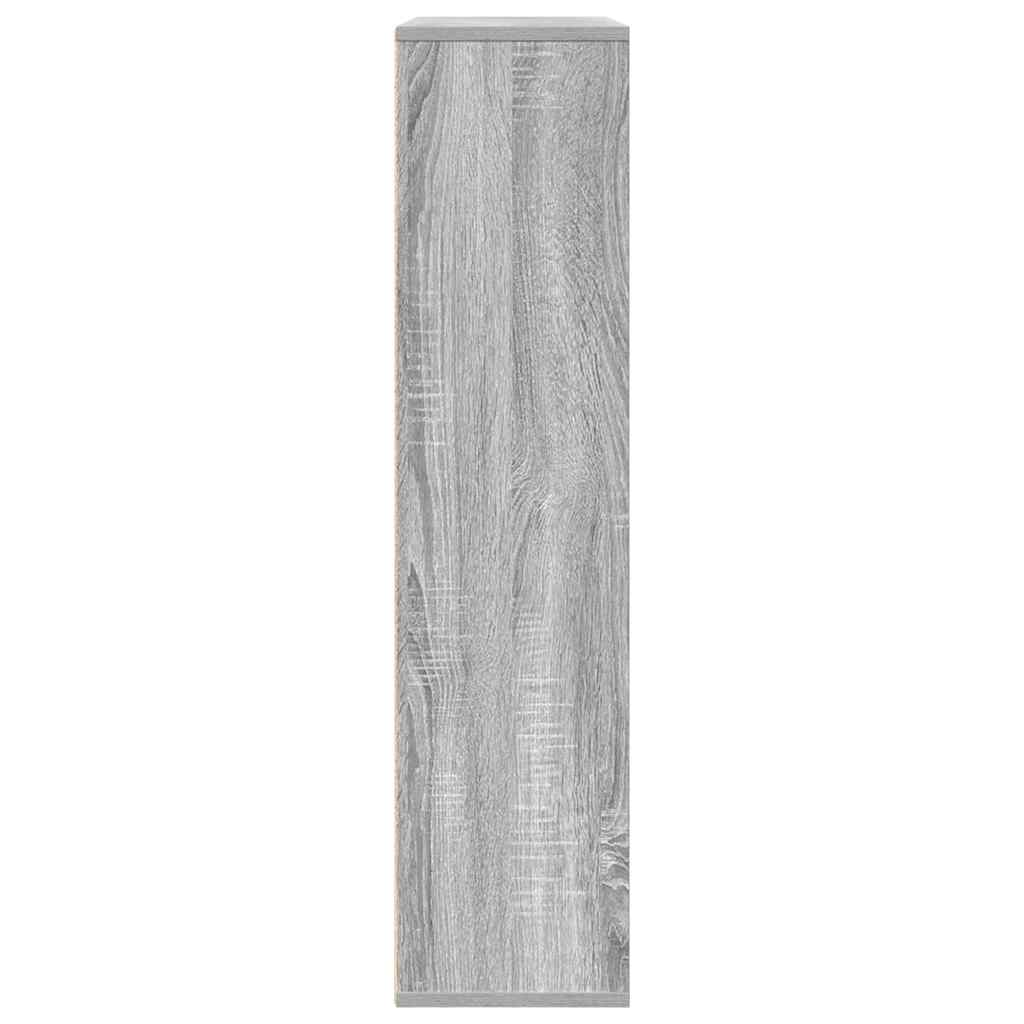 Bookcase Grey Sonoma 89x24x101,5 cm Engineered Wood