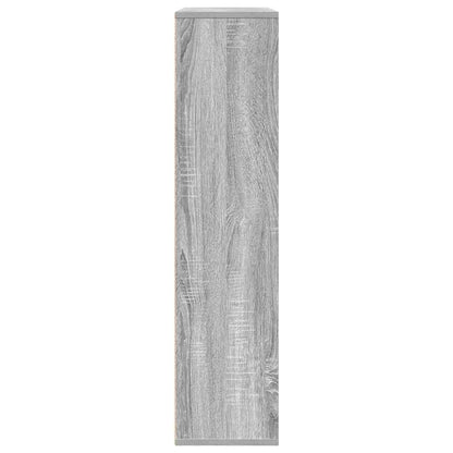 Bookcase Grey Sonoma 89x24x101,5 cm Engineered Wood