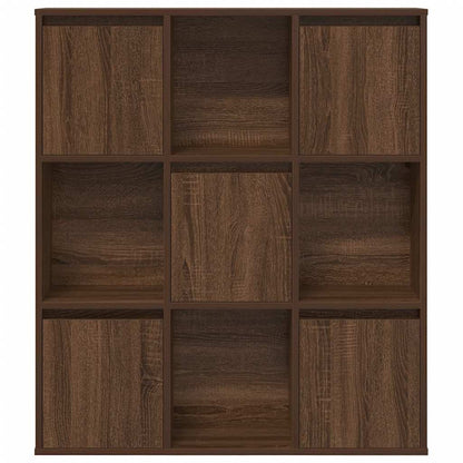 Bookcase Brown Oak 89x24x101,5 cm Engineered Wood