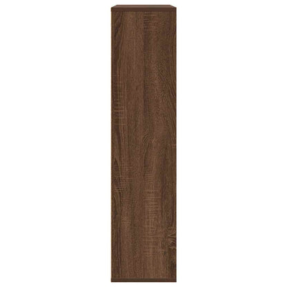 Bookcase Brown Oak 89x24x101.5 cm Engineered Wood