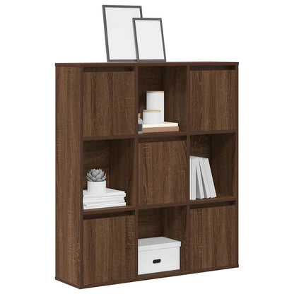 Bookcase Brown Oak 89x24x101,5 cm Engineered Wood