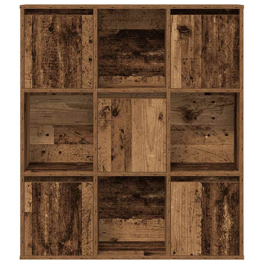 Bookcase Old Wood 89x24x101,5 cm Engineered Wood