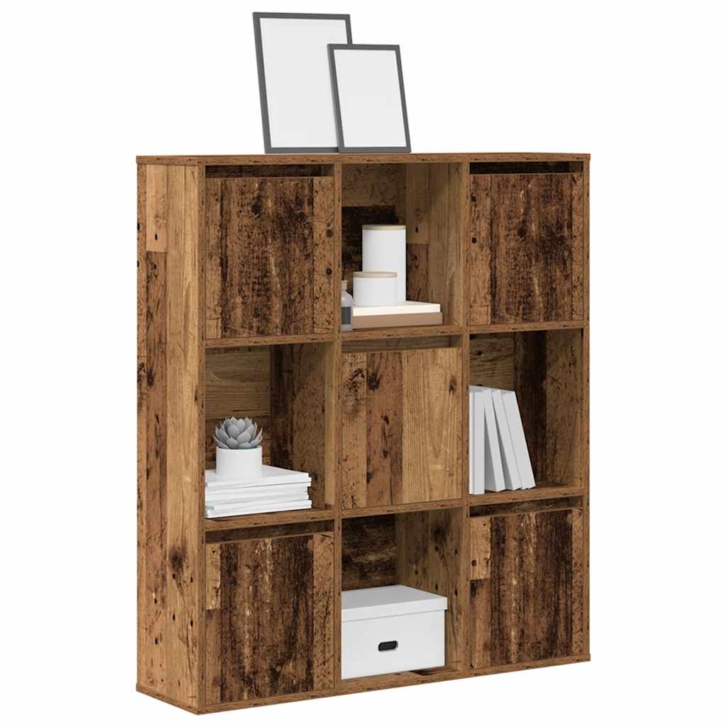 Bookcase Old Wood 89x24x101,5 cm Engineered Wood