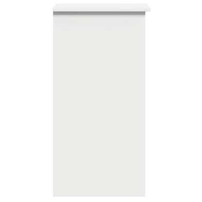 Desk with Shelves White 84x40x78 cm Engineered Wood