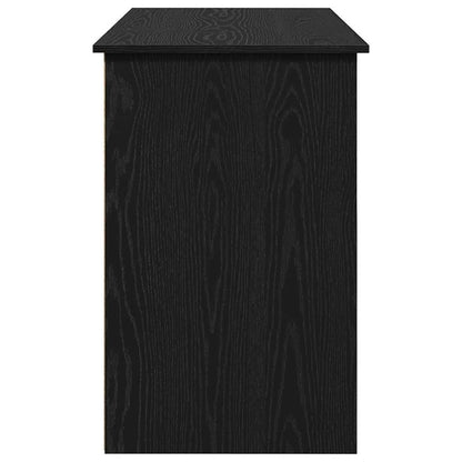 Desk Black 102x50x75 cm Engineered Wood