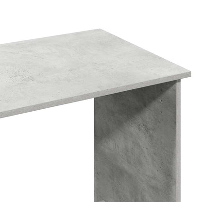 Desk Concrete Grey 102x50x75 cm Engineered Wood