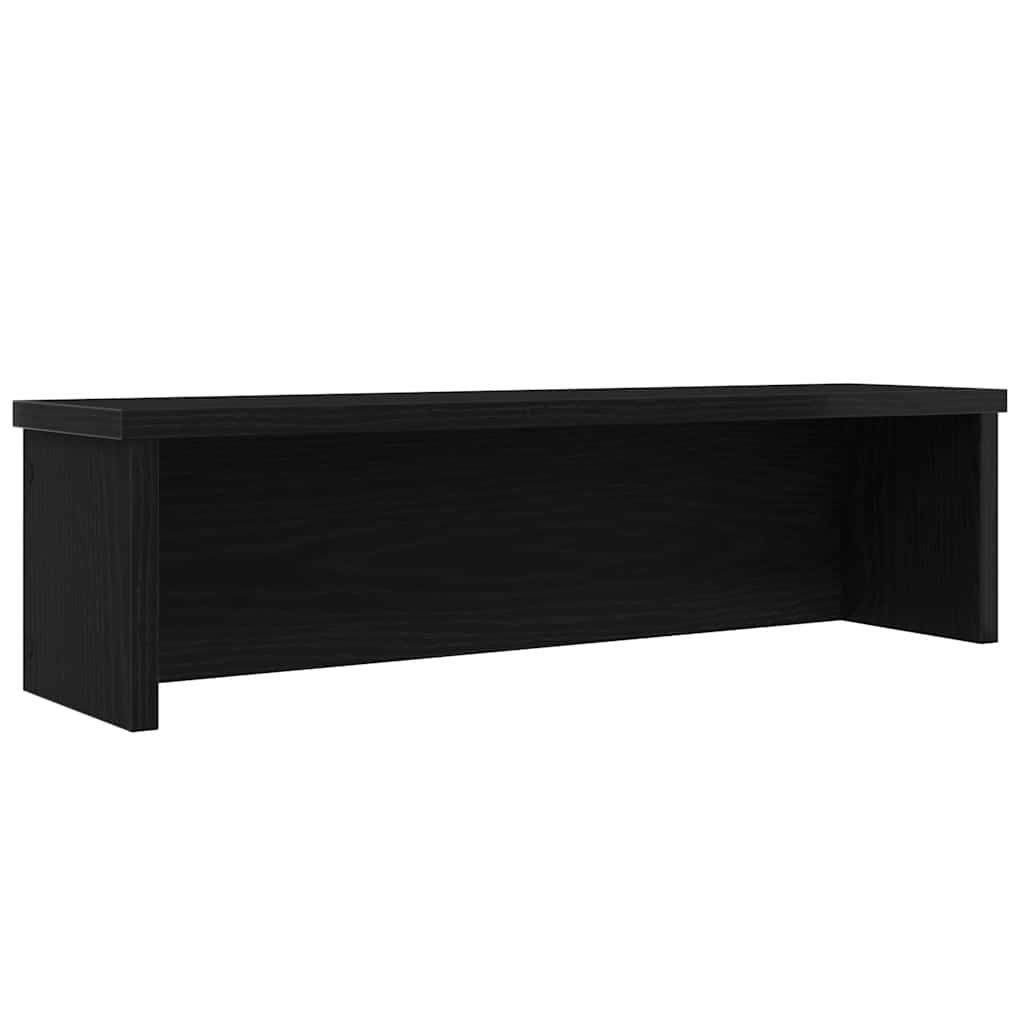 Kitchen Rack Stackable Black 50x15x16 cm Engineered Wood