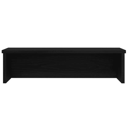 Kitchen Rack Stackable Black 50x15x16 cm Engineered Wood