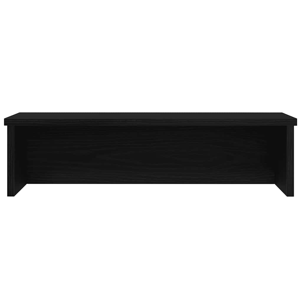 Kitchen Rack Stackable Black 50x15x16 cm Engineered Wood