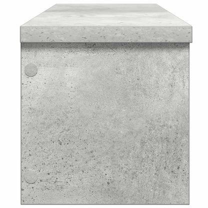 Kitchen Racks Stackable 2 pcs Concrete Grey 50x15x16 cm