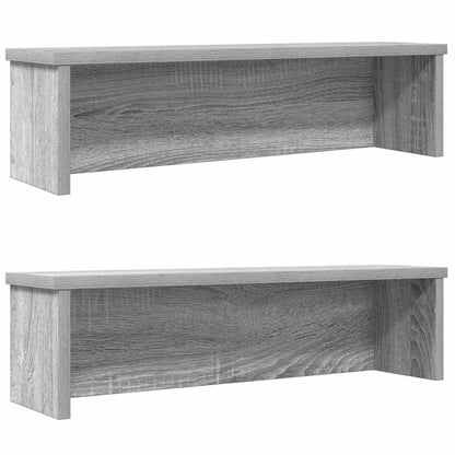 Kitchen Racks Stackable 2 pcs Grey Sonoma 50x15x16 cm