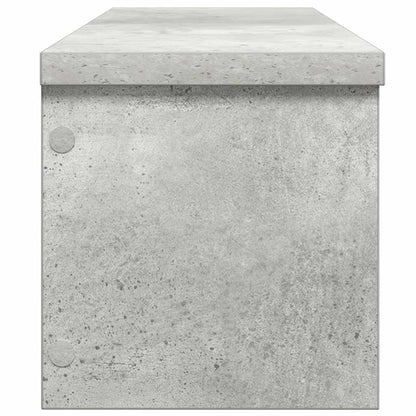 Kitchen Racks Stackable 2 pcs Concrete Grey 60x15x16 cm