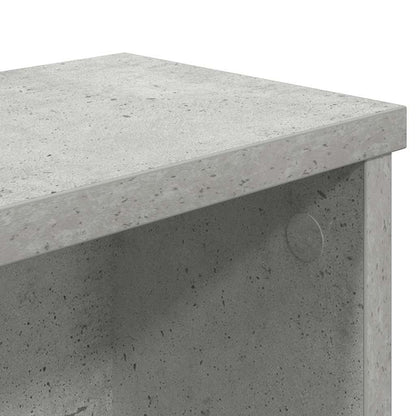 Kitchen Racks Stackable 2 pcs Concrete Grey 60x15x16 cm